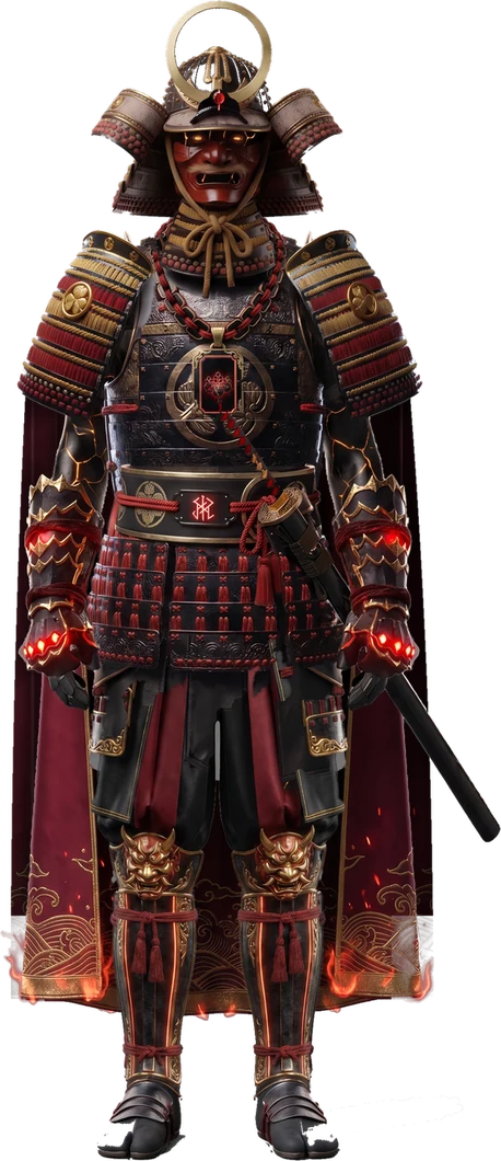 The Swoobz Knight in full Ronin armor
